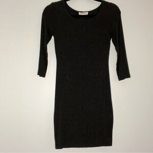 Charcoal Bodycon Dress
